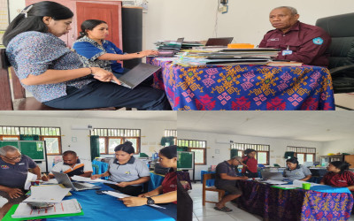 KOMITMEN TINGKATKAN KUALITAS PELAYANAN PUBLIK, SMAN 1 AMFOANG BARAT LAUT GELAR PENYUSUNAN DAN EVALUASI PEKPPP