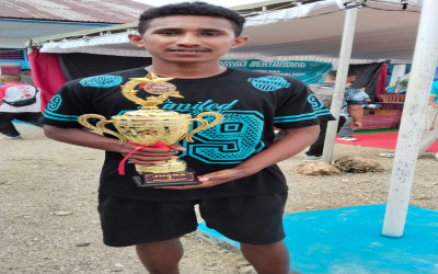 Esau Bonla'e Raih Juara 1 Panca Lomba O2SN Tingkat Kabupaten Kupang