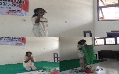 Mantan Juara Monolog Kabupaten Kupang, Juliana Naisunis Jadi Contoh di Class Meeting SMANSA AMBAL